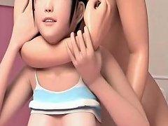Attractive Animated Girlfriend Threesome