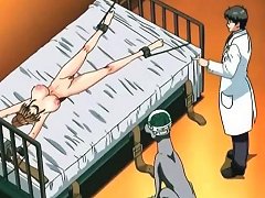 A Hentai Woman Restrained And Dressed In Bondage Is Orally Penetrated